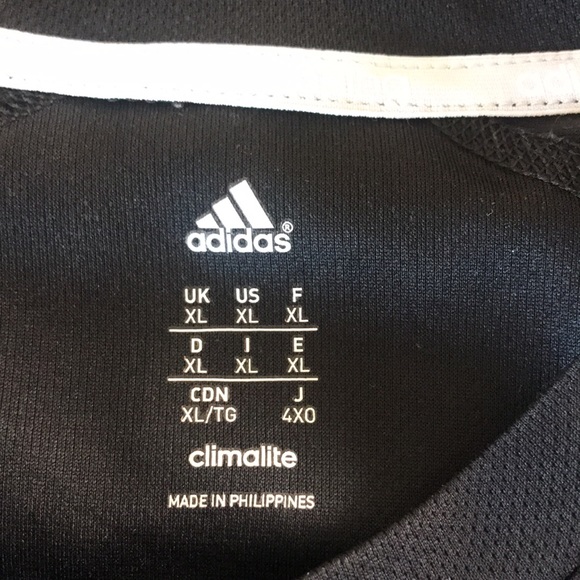 adidas running LONG SLEEVE BLACK TOP FOR COOL WORK - Picture 2 of 4